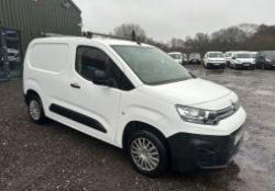 WHITE BERLINGO PANEL VAN: ULEZ COMPLIANT, SPARES OR REPAIR >>--NO VAT ON HAMMER--<<