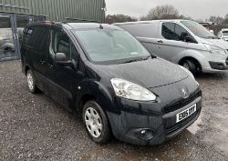 QUALITY WORK COMPANION: 2015 PEUGEOT PARTNER BERLINGO - NO VAT ON HAMMER