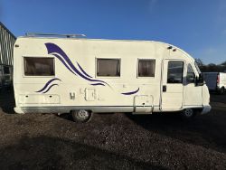 ONLY 60K MILES - TRAVELER'S HAVEN: 1993 TALBOT EXPRESS 4 BERTH MOTORHOME - NO VAT ON HAMMER