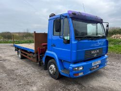 2005 MAN TRUCK: 7.5 TON, PALFINGER PK4006 CRANE