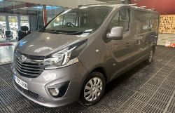 106K MILES DYNAMIC EFFICIENCY: '66 PLATE VAUXHALL VIVARO BITURBO PANEL VAN - NO VAT ON HAMMER