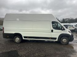 ONLY 65K MILES WORKHORSE SUPREME: '70 PLATE PEUGEOT BOXER, EXTRA HIGH - NO VAT ON HAMMER