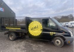 FORD TRANSIT 350: RUGGED CAGED TIPPER WORKHORSE - MOT: 16TH MAY 2024 >>--NO VAT ON HAMMER--<<