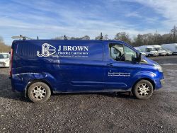 2015 FORD TRANSIT CUSTOM: MOT: 7TH APRIL 2024 >>--NO VAT ON HAMMER--<<