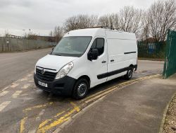 CLEAN INSIDE, 61 PLATE VAUXHALL MOVANO - DIESEL POWERHOUSE - NO VAT ON THE HAMMER!