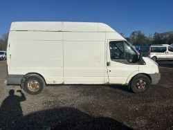 FORD TRANSIT 350 LWB: RWD, READY FOR EASY REPAIR >>--NO VAT ON HAMMER--<<