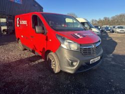 ONLY 77K MILES - POWERFUL & REPAIRABLE: VAUXHALL VIVARO 1.6 CDTI H1 VAN - >>--NO VAT ON HAMMER--<<