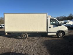 2012 IVECO DAILY LUTON BOX VAN: RELIABLE AUTO, WHITE >>--NO VAT ON HAMMER--<<