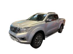 >>--NO VAT ON HAMMER--<< 2017 NISSAN NAVARA TEKNA: SILVER 4X4, EURO 6, PRISTINE CONDITION