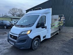 PEUGEOT BOXER 335 LWB: H2 PROFESSIONAL VAN, FLATBED READY >>--NO VAT ON HAMMER--<<