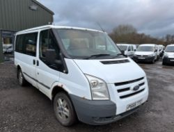 PRACTICAL PEOPLE MOVER: 2011 FORD TRANSIT TOURNEO, 8 SEATER >>--NO VAT ON HAMMER--<<