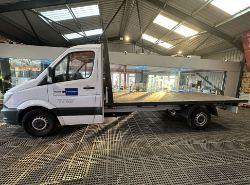 KNOCK AND ROLL: 2014 MERCEDES SPRINTER 313 CDI FLATBED MOT: 7TH APRIL 2024