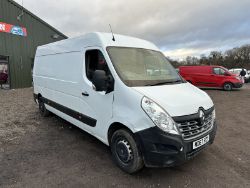 2018 RENAULT MASTER LWB: RELIABLE EURO 6 VAN, ULEZ COMPLIANT >>--NO VAT ON HAMMER--<<