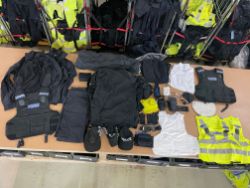 SINGLE BAG MIXED POLICE CLOTHING & ACCESSORIES - RRP £275.00 - NO VAT ON HAMMER