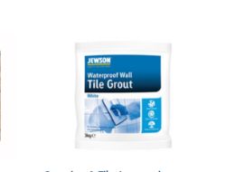 PALLET OF 156 X JEWSON WATERPROOF WALL TILE GROUT 3KG WHITE