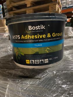 PALLET OF 48 X BOSTIK A175 ADEHESIVE & GROUT 10L