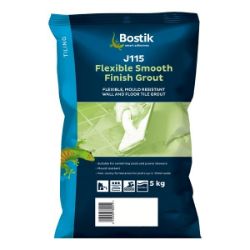 PALLET OF 120 X BOSTIK J115 FLEXIBLE SMOOTH FINISH GROUT 5KG JASMINE