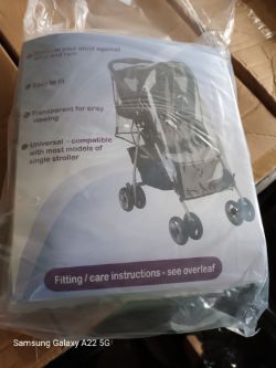 PALLET OF 432 X UNIVERSAL PRAM RAINCOVERS
