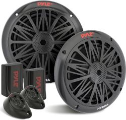 36 X PYLE BRAND NEW PLMR6KB 200 WATT WEATHER PROOF SPEAKER SYSTEM DUAL 2 WAY 6.5 INCH RRP £1900