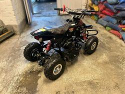 JOBLOT OF 5 X NEW 49CC OFF ROAD QUAD BIKES - 2 STROKE/PETROL - 18MPH - HYDRAULIC DISC BRAKES