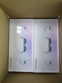 X 5 PCS - NEW OCULUS VR METAQUEST 2 128GB HEADSET ALL IN ONE VR JOB LOT