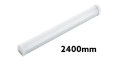 60 X LED BATTENS 2400MM PREMALINK 7700LM WHITE OPAL TRADE VALUE £12500+