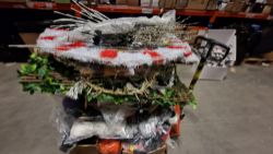 CLEARANCE PALLET CHRISTMAS, DECORATIONS OF ALL SORTS , LIGHTS,INFLATABLES, PLUS MORE! RRP £2000