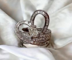 HANDMADE SPECIAL DESIGNED 2.00 CT COCKTAIL DIAMOND RING + GIFT BOX + VALUATION CERTIFICATE OF £8500