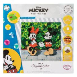 40 X NEW MINNIE AND MICKEY, 30X30CM CRYSTAL ART KIT