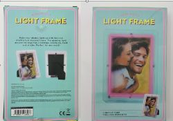 864 X BRAND NEW NEON EFFECT DELUXE LED LIGHT PHOTO FRAMES