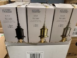 PALLET CONTAING 450 BRAND NEW FLEX CABLE LIGHT FITTINGS