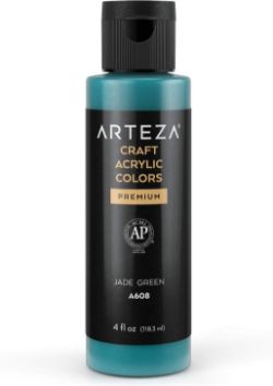 563 X NEW CRAFT ACRYLIC PAINT, A608 JADE GREEN 118ML