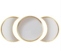 180 X NEW S&B MOON PHASES GOLD MIRROR - SET OF 3