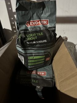 100X EVOSTIK FLOOR TILE GROUT CHARCOAL 5KG
