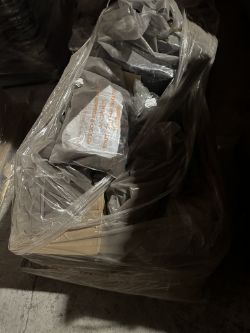 HALF PALLET OF PLASTIC PLUGS