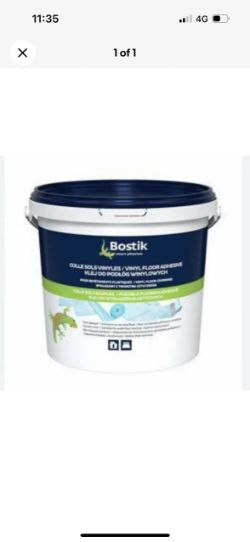140X BOSTIK VINYL FLOOR ADHESIVE 3KG