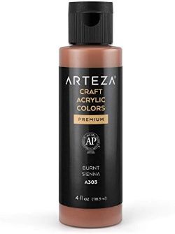 477 X NEW CRAFT ACRYLIC PAINT, A303 BURNT SIENNA 118ML