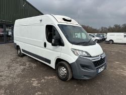 TEMPERATURE-CONTROLLED TRANSPORT: CITROEN RELAY H2 BLUE HDI >>--NO VAT ON HAMMER--<<