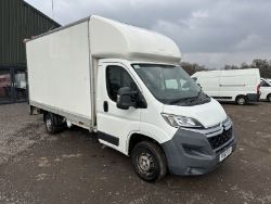 2016 CITROEN RELAY LUTON BOX VAN: TAIL LIFT READY FOR BUSINESS >>--NO VAT ON HAMMER--<<