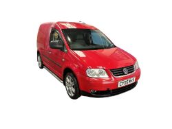 RED REVIVAL: 2006 VW CADDY, LOW MILES, MULTI-USE GEM >>--NO VAT ON HAMMER--<<