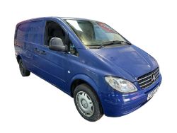 DEPENDABLE DRIVE: 61 PLATE MERCEDES VITO 111 CDI COMPACT VAN >>--NO VAT ON HAMMER--<<