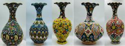 169 X HAND MADE VASES - ASSORTED SIZES AND DESIGNS - 23CM - 33CM