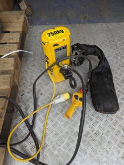 1X 250KG ELECTRIC HOIST 110V