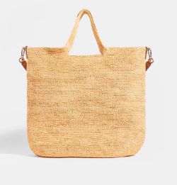 70 X NEW FP BAG+ACC 33,5X13X33 BEIGE FAUX LEATHER