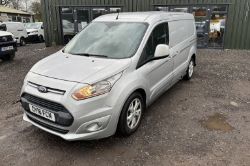 SILVER STALWART: '16 FORD TRANSIT CONNECT 240 L2 LIMITED - NEEDS TLC >>--NO VAT ON HAMMER--<<