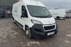 PROJECT IN PROGRESS: 69 PLATE PEUGEOT BOXER, BLUE HDI, H2, REPAIRABLE >>--NO VAT ON HAMMER--<<