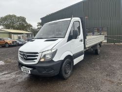 WHITE STALLION ON WHEELS: 2018 MERCEDES SPRINTER FLATBED LWB