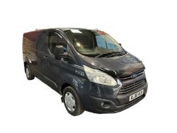 BLUE BEAUTY: 2013 FORD TRANSIT CUSTOM - TREND VAN READY FOR ACTION >>--NO VAT ON HAMMER--<<