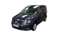 BLUE ON BLUE: 2016 VW CADDY C20 HIGHLINE - LOW MILEAGE, HIGH VALUE >>--NO VAT ON HAMMER--<<