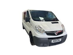 WHITE KNIGHT: VAUXHALL VIVARO PANEL VAN, FIRST-CLASS CONDITION >>--NO VAT ON HAMMER--<<